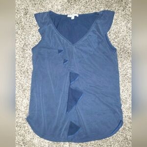 Green Envelope| Ruffle Tank Top